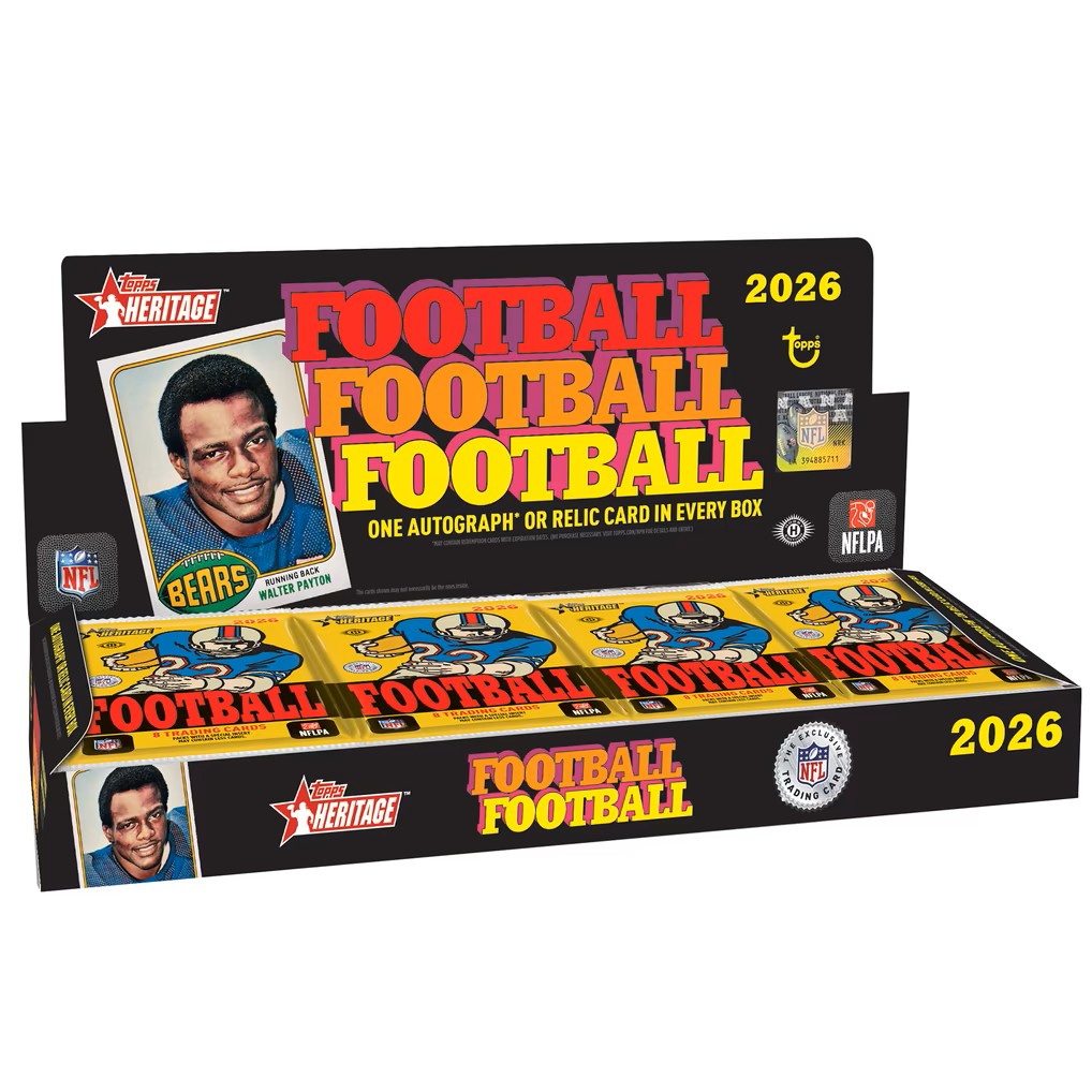 2026 Topps Heritage Football Hobby RANDOM DIVISION Break | Live Break ...